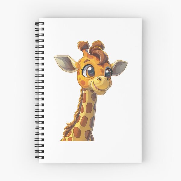 Item preview, Cute cartoon giraffe designed and sold by Stickermagician.