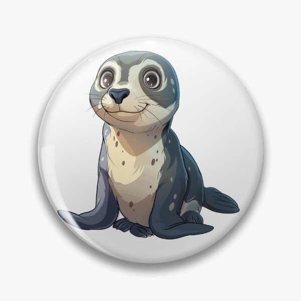 Item preview, Cute cartoon seals designed and sold by Stickermagician.