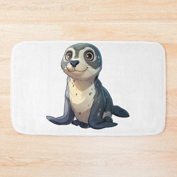 Item preview, Cute cartoon seals designed and sold by Stickermagician.