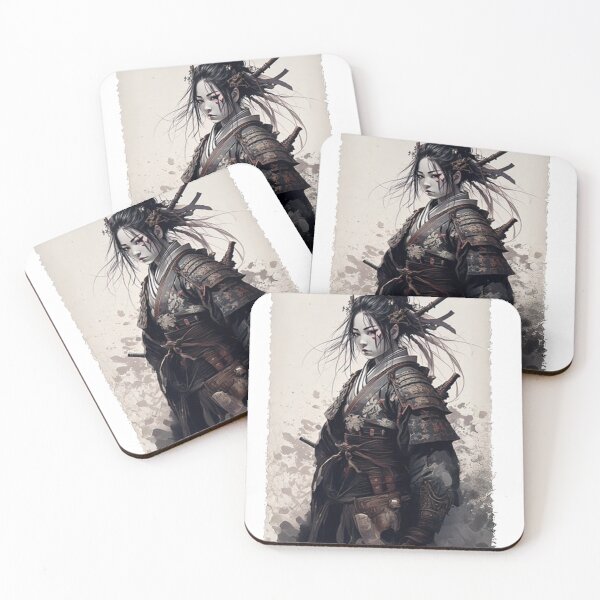 Item preview, Female Ghostly Samurai Warrior designed and sold by MCre8ive.