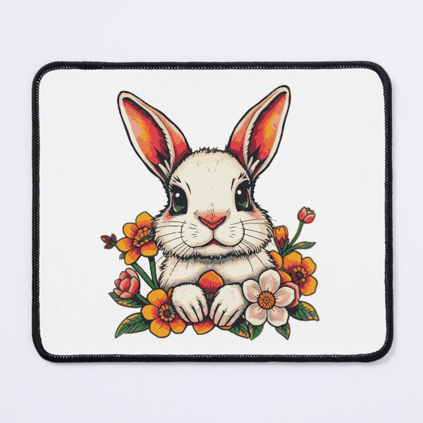 Item preview, Bunny and Flowers designed and sold by LudaRu.