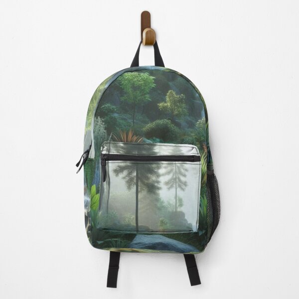 Item preview, Tranquil Forest Stream and Waterfall designed and sold by choder61.