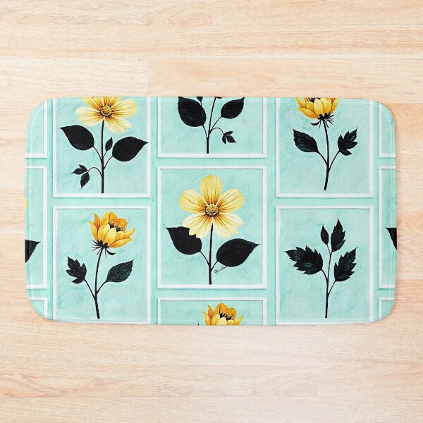 Item preview, Framed Yellow Flowers designed and sold by Hen-C-Art.
