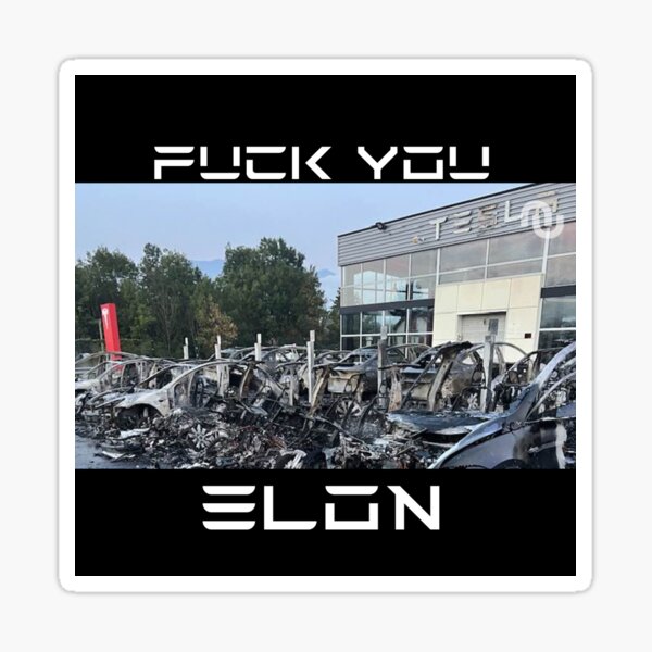 F*ck You Elon ! Sticker