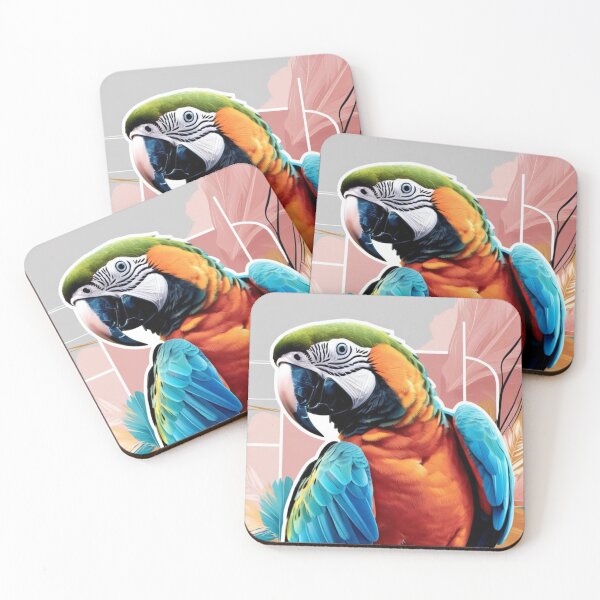Item preview, Colourful parrot  designed and sold by Inkoverse32.