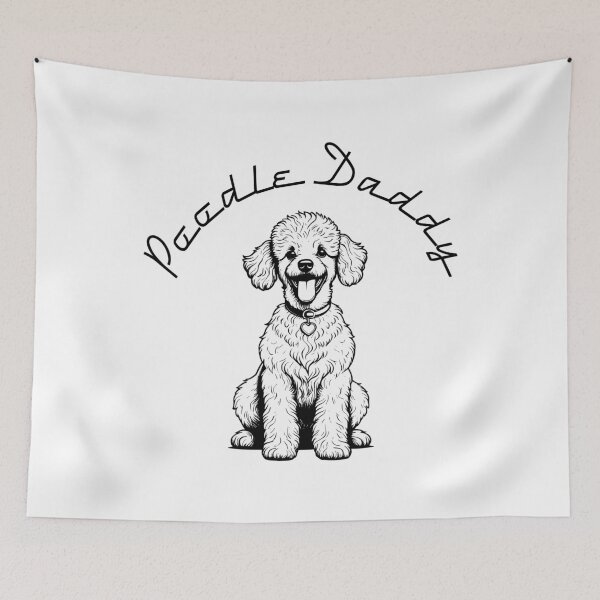 Item preview, Poodle Daddy, Unique designed and sold by villacreativa.