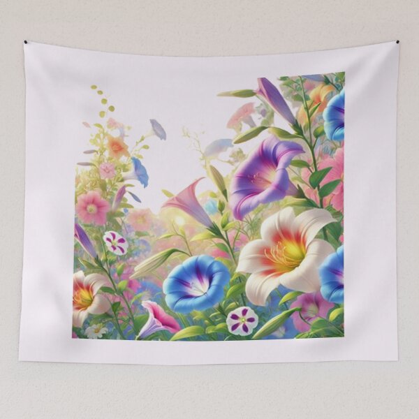 Item preview, Elevated bloom: A collection of wild lilies, morning glory petals, petunias designed and sold by annenambiro.