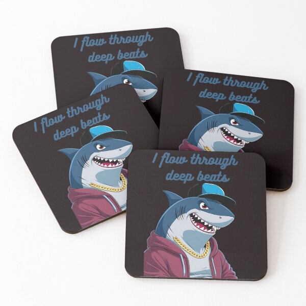Item preview, Rap Shark King – Hip-Hop Style Art designed and sold by GrafiShop.