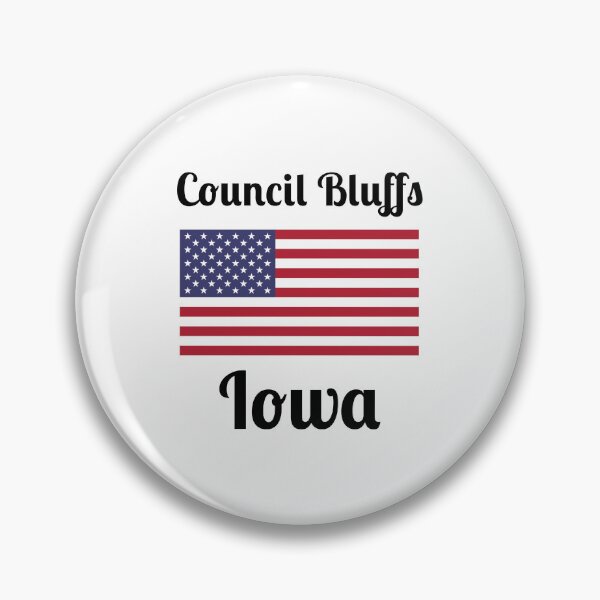 Item preview, Council Bluffs Iowa - Stylish Prints, designed and sold by Fleetwood1994.