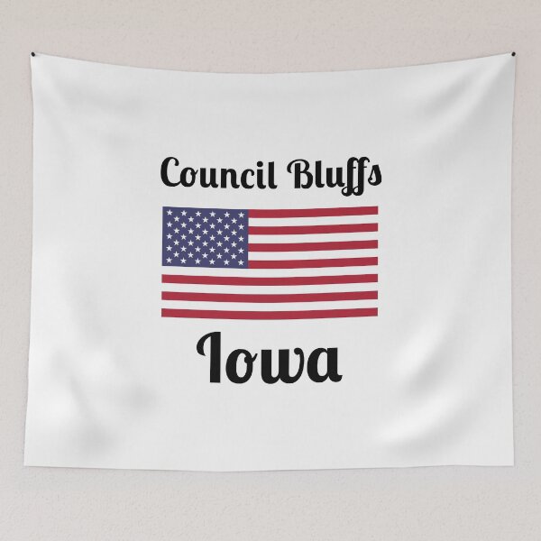 Item preview, Council Bluffs Iowa - Stylish Prints, designed and sold by Fleetwood1994.