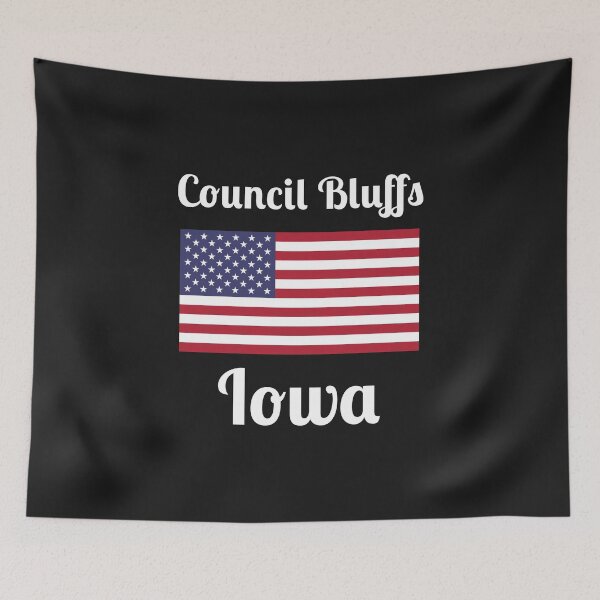 Item preview, Council Bluffs Iowa - Stylish Prints, designed and sold by Fleetwood1994.