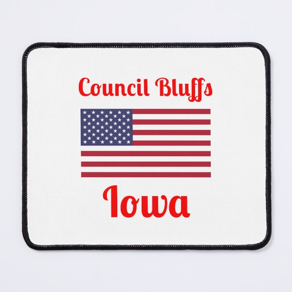 Item preview, Council Bluffs Iowa - Stylish Prints, designed and sold by Fleetwood1994.