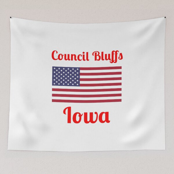 Item preview, Council Bluffs Iowa - Stylish Prints, designed and sold by Fleetwood1994.