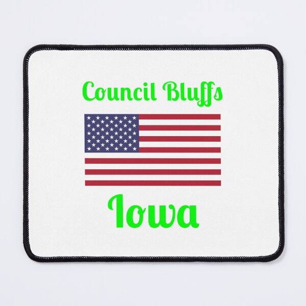 Item preview, Council Bluffs Iowa - Stylish Prints, designed and sold by Fleetwood1994.