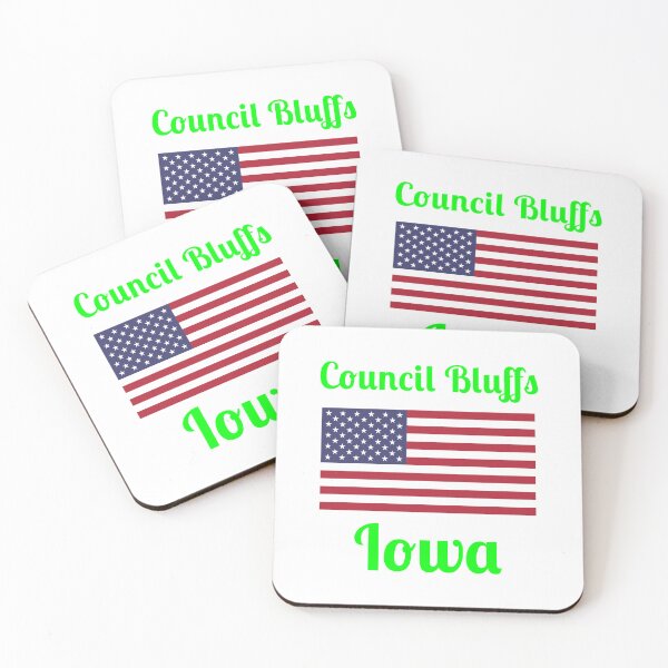 Item preview, Council Bluffs Iowa - Stylish Prints, designed and sold by Fleetwood1994.