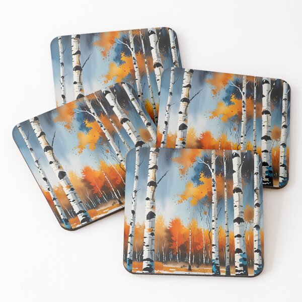 Item preview, Autumn’s Finest, Golden Hour Cozy Season, Woodland Forest Magic, Fall Watercolor Painting, Minimalistic Rustic Charm designed and sold by Kintsugi99.