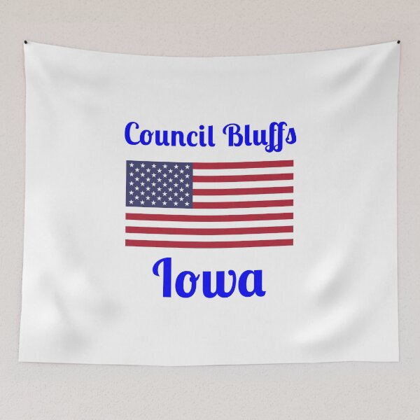Item preview, Council Bluffs Iowa - Stylish Prints, designed and sold by Fleetwood1994.