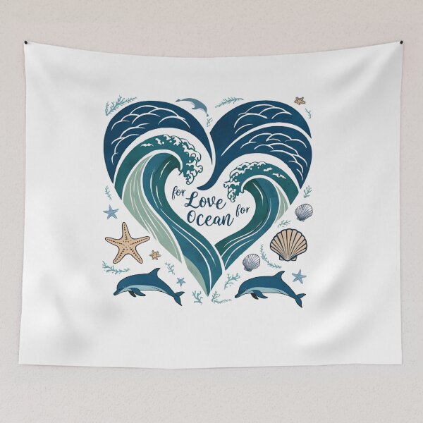 Item preview, Heart of the Ocean – Love for the Sea designed and sold by GrafiShop.