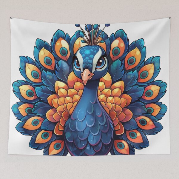 Item preview, peacock designed and sold by Stickermagician.