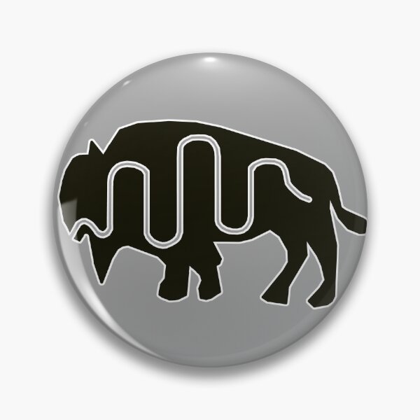 Item preview, Native American Inspired Bison Black designed and sold by Havocgirl.
