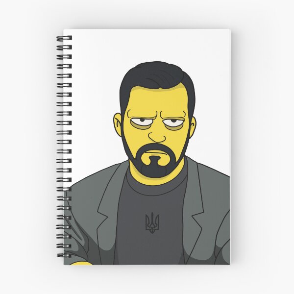 Item preview, Zelensky in Simpson style designed and sold by SPAINPEREZOSO.