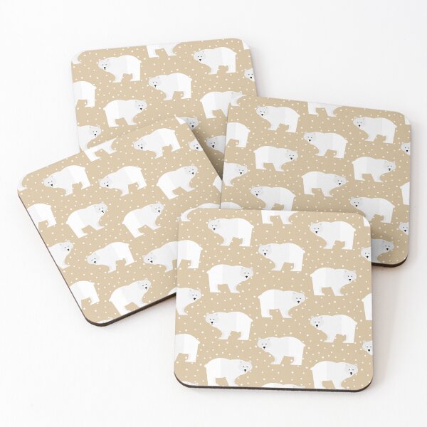 Item preview, Polar bears on brown designed and sold by reneesillus.