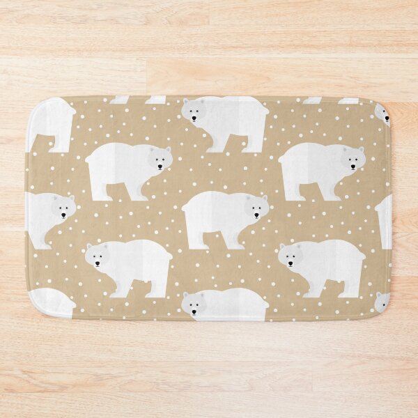 Item preview, Polar bears on brown designed and sold by reneesillus.
