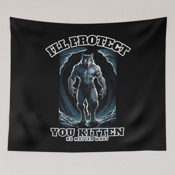Item preview, I’ll Protect You, Kitten – Alpha Beast Romance Aesthetic designed and sold by Dopamine Daydream.