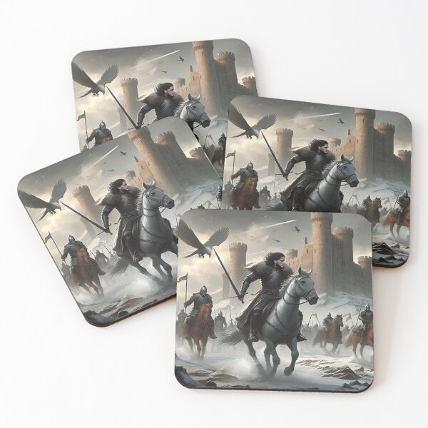Item preview, Jon Snow lead a cavalry  designed and sold by Picsgalleryai.