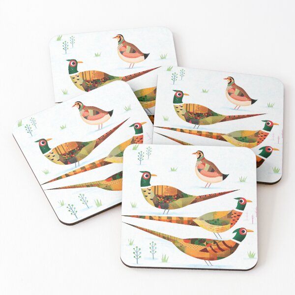 Item preview, Three Pheasants and a Partridge designed and sold by gklucas.