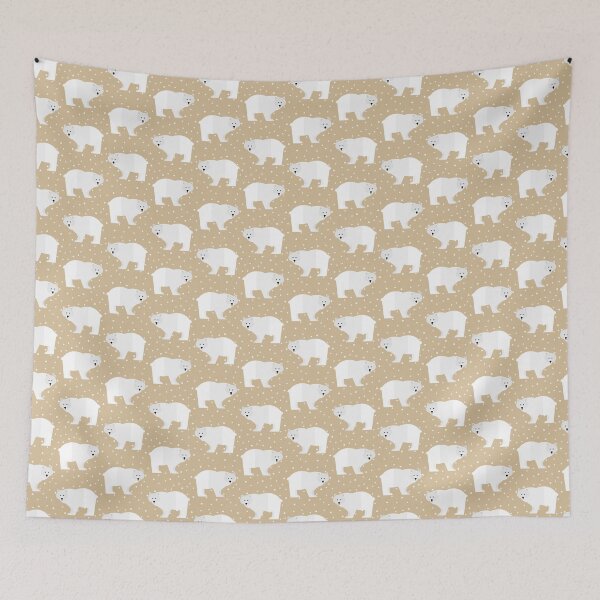 Item preview, Polar bears on brown designed and sold by reneesillus.