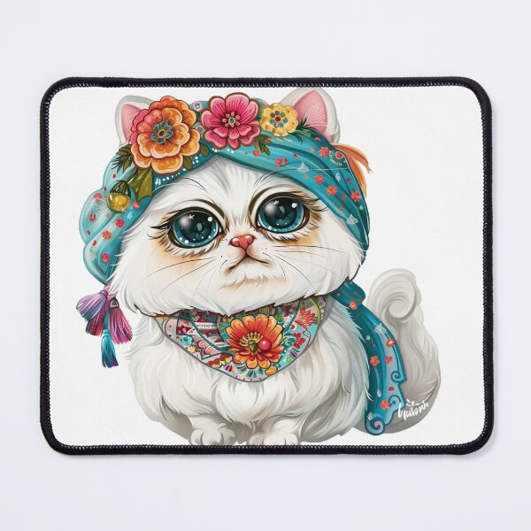 Item preview, Cute cartoon kitten designed and sold by Stickermagician.