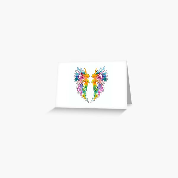 Item preview, Pair of Chakra Angel Wings designed and sold by Inky Paige.
