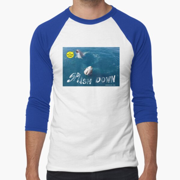 Splash Down Baseball ¾ Sleeve T-Shirt