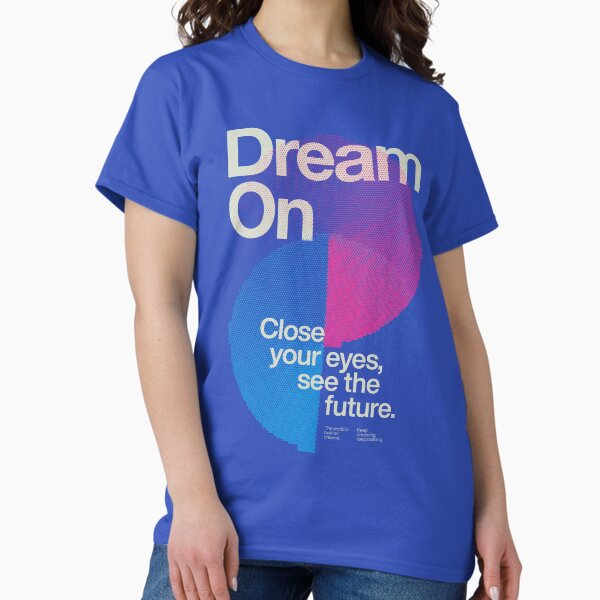 Item preview, Dream On – Inspirational Halftone Typography Art designed and sold by sub88.