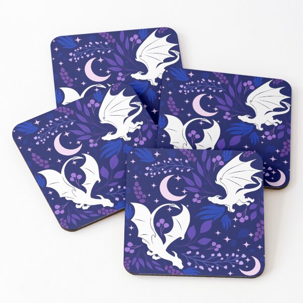 Item preview, Purple Moonlit Dragons designed and sold by PiperMc-Prints.