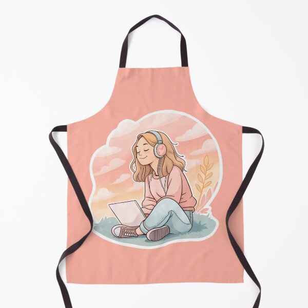 Item preview, Chill girl with notebook designed and sold by AhArtMe.