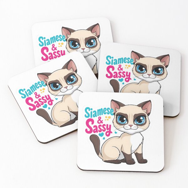 Item preview, Siamese Cat : Siamese & Sassy designed and sold by Nuist25.
