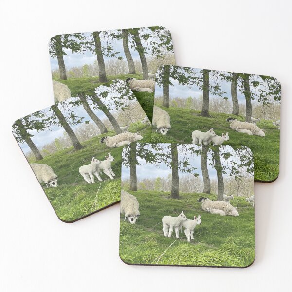 Item preview, Sheep with their lambs designed and sold by karenadams.