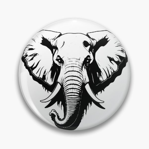 Item preview, Elephant head designed and sold by Brexmore3.