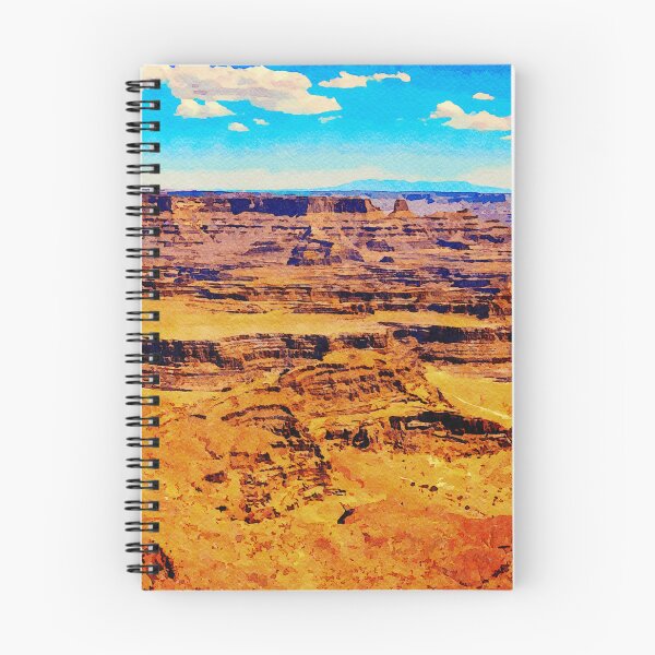 Item preview, Watercolor depiction of Dead Horse Point State Park's stunning desert landscape designed and sold by GestaltImagery.
