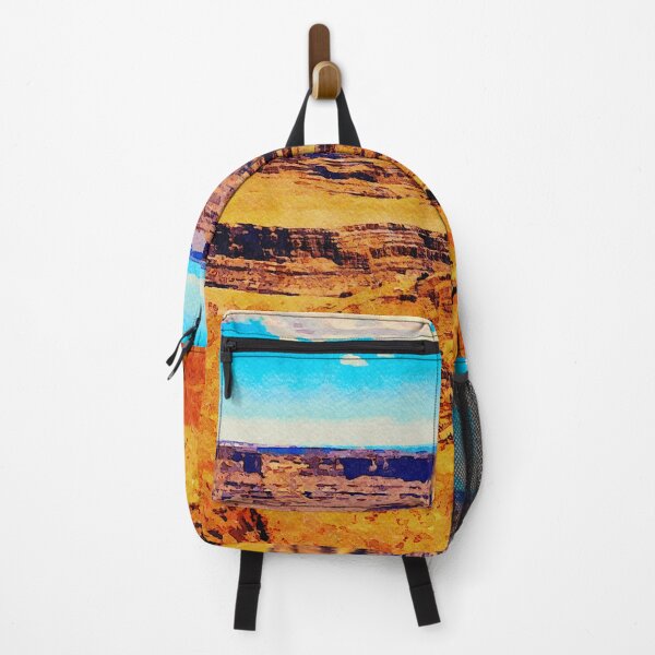 Item preview, Watercolor depiction of Dead Horse Point State Park's stunning desert landscape designed and sold by GestaltImagery.