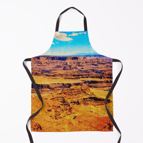 Item preview, Watercolor depiction of Dead Horse Point State Park's stunning desert landscape designed and sold by GestaltImagery.