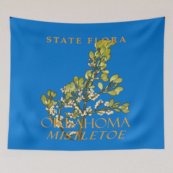 Item preview, Oklahoma Territory Floral Emblem Mistletoe designed and sold by taiche.