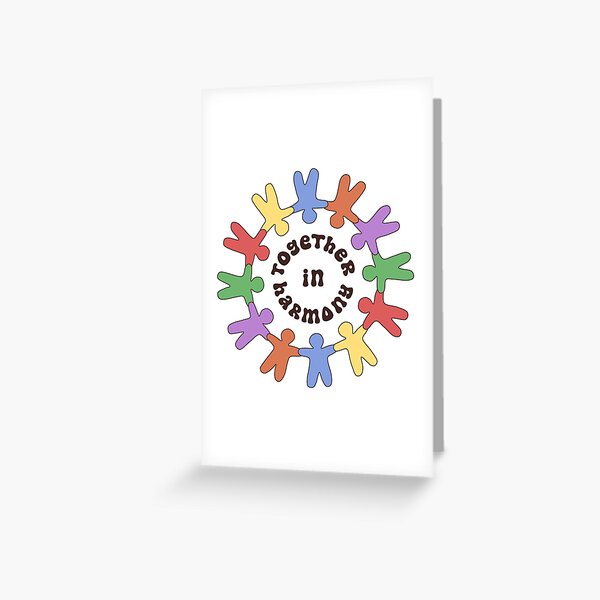 Item preview, Together in Harmony - Harmony Day Colorful Design designed and sold by simple-goose.