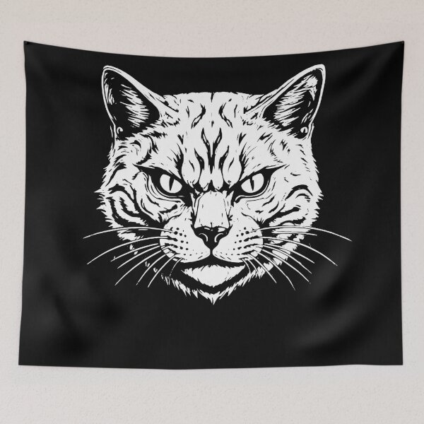 Item preview, Fierce Cat Face designed and sold by Brexmore3.