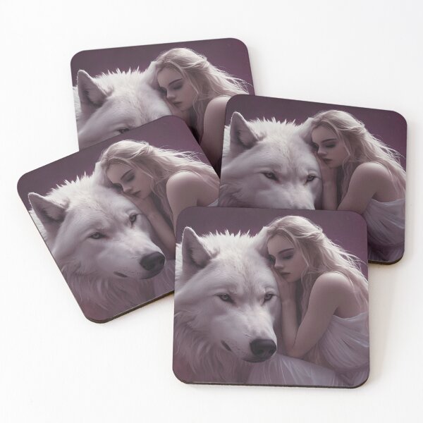 Item preview, Bride, lowe, fenrys, werewolf, fantasy romance inspired romantasy, white wolf,  designed and sold by inkdrinkingdove.
