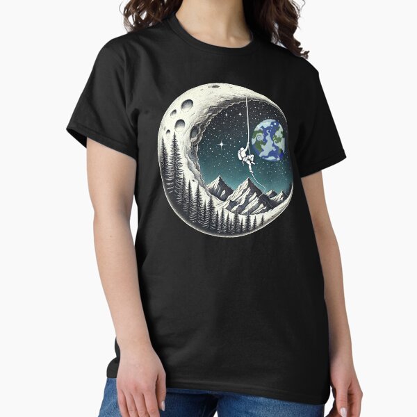 Item preview, Climbing on the Moon designed and sold by Graphinator.