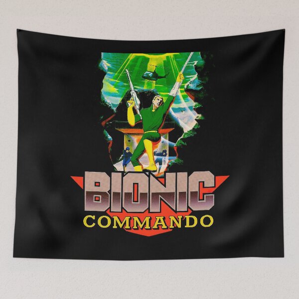 Item preview, Bionic Commando Game Cover designed and sold by Retr0Tshirts.