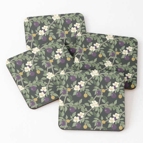 Item preview, plum tree with florals and fruits designed and sold by PoppyLaneStudio.